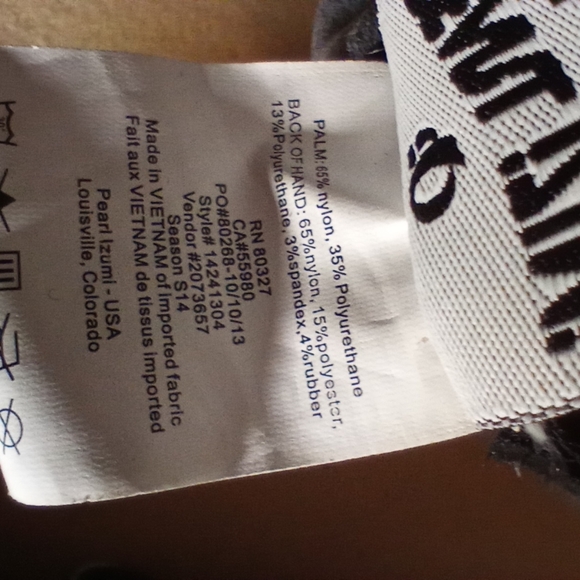 Pearl izumi women's w divide glove large - Picture 9 of 11